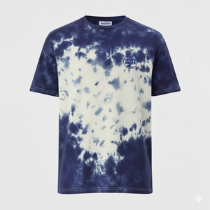 Camiseta de estilo urbano para hombre, 100% algodón, estampado tie-dye, manga corta, corte regular, ropa casual, fabricante mayorista OEM de Pakistán - Product Image 1