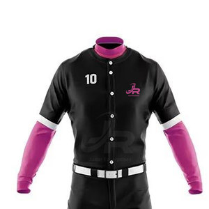 Nouvelle arrivée, uniforme de baseball le plus vendu, fabricant de haute qualité, 100% polyester, uniforme de baseball léger - Product Image 4