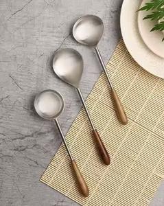 Juego de Cubiertos de Mesa Premium con Mango de Cerámica, Cuchara y Tenedor de Metal, Herramientas de Comedor Elegantes para Cocina, Catering y Buffet - Product Image 3