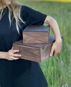Personalized <b>Memory</b> Wooden Keepsake Box Letter Eco-Friendly Welcome Sign for Date Night <b>Gift</b> for Him Her Boyfriend Girlfriend - Product Image 1
