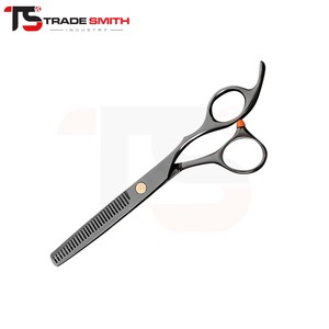 Tijeras de entresacar clásicas TSI Barber, herramienta profesional de texturizado para barberos que buscan un control equilibrado y un acabado impecable del cabello. - Product Image 2