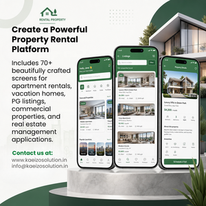 Application mobile immobilière intelligente la plus vendue pour la recherche de propriétés, les annonces et la navigation GPS, application immobilière tout-en-un - Product Image 2