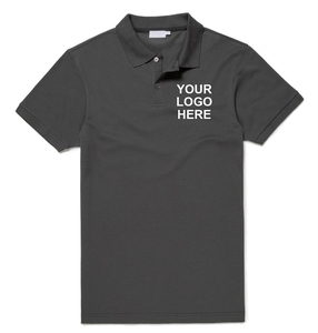 Polo en coton Oxford 100% pour homme avec logo personnalisé, manches courtes, respirant, décontracté, blanc, impression sur le devant, coupe classique - Product Image 1