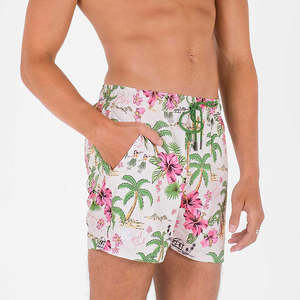 Pantalones cortos de hombre de punto, rectos, casuales, deportivos, con cinco bolsillos, de cintura media, lisos, antiarrugas, al por mayor - Product Image 3