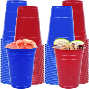 Vasos Desechables, Reciclables, Duraderos, Biodegradables, Libres de BPA y PFAS, Ecológicos, Aptos para Congelador, a Prueba de Fugas, de PET/PLA - Product Image 2