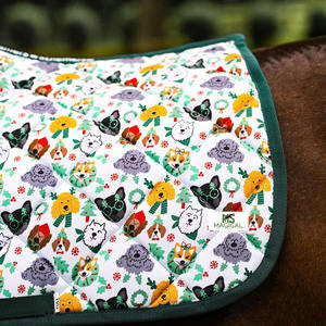 Almohadillas para Silla de Montar de Alta Calidad, Marca DERPA, Modelo Deck the Paws, Sublimadas, Excelente Calidad, Multiusos - Product Image 5