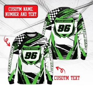 เสื้อเจอร์ซีย์มอเตอร์ครอสแขนยาวพิมพ์ลายดิจิตอลตามสั่ง ระบายอากาศได้ดี สำหรับฤดูร้อน/ฤดูหนาว พร้อมชื่อและหมายเลขตามสั่ง - Product Image 3