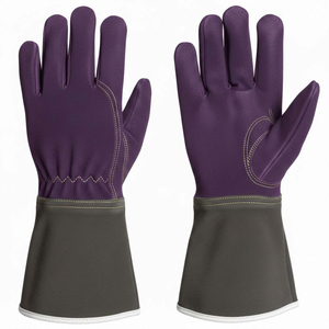 Gants en cuir de vachette pleine fleur de qualité supérieure ODM pour le jardinage, l'aménagement paysager, avec manchette de sécurité, pour la cheminée, le camping et les activités de plein air - Product Image 3