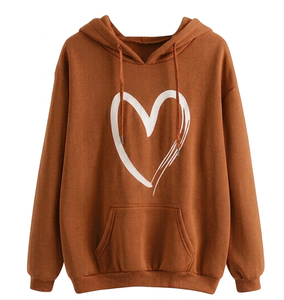 Ostriya Intl Custom Pullover Hoodie Women High Quality Breathable Winter 100% Cotton <b>Oversized</b> Streetwear Solid Front Letter - Product Image 1