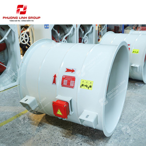 Ventilateur axial de conduit 28 pouces, pales en acier, couleur rouge, AC 380V, entraînement direct électrique, roulement à billes, 1450 tr/min, garantie 1 an - Product Image 3