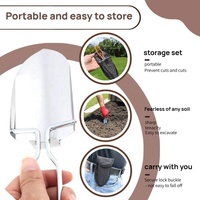 Mini pelle de survie multifonctionnelle pliable, pelle de camping portable pour les aventures de jardinage avec sac de transport
