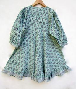 Minivestido maxi de verano para mujer, minivestido de algodón con botones y escote Henley, novedad - Product Image 6