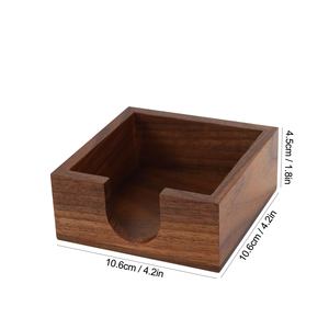 <b>Wood</b> Sticky Notes Pads Holder Classic <b>Solid</b> <b>Wood</b> Memo Pad Holder With Business Sublimation <b>Desk</b> Table Organizer Stand - Product Image 1