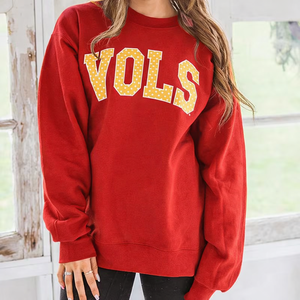 Women <b>Long</b> Relaxed Fit Oversized Mockneck Fleece Front Logo Warm Casual Winter Pullover <b>Sweatshirt</b> - Product Image 1