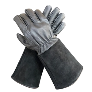 Gants de soudure en cuir durables, résistants à la chaleur et aux coupures, à manches longues, avec logo personnalisé, respirants et anti-vibrations pour la menuiserie - Product Image 4
