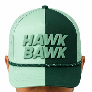 Casquette de golf unisexe avec cordon tressé à l'avant, visière incurvée, fermeture arrière réglable, broderie personnalisée, ajustement confortable, directement de l'usine - Product Image 5