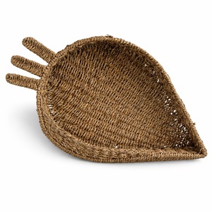 Natural seagrass storage baskets straw sea grass fruit basket for kitchen organizer easter decoration - Product Image 3