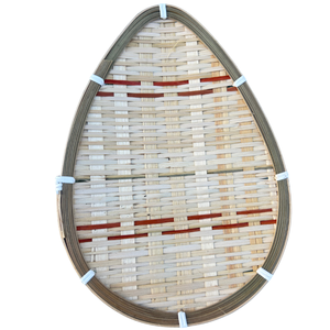 Handmade Eco Friendly Bamboo <b>Snack</b> <b>Tray</b> Vietnam Wholesale Natural Round Oval Food Serving Plate Food Grade - Product Image 3
