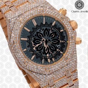 Reloj de Lujo para Hombre Charm Jewells, Caja de Acero Inoxidable, Esfera Analógica de 40 mm, Cierre Oculto con Botón, Cristal, Mecánico Automático - Product Image 1