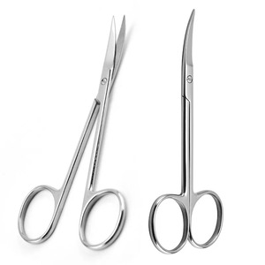 Tijeras para Cutículas de Acero Inoxidable Curvas y Afiladas para Cejas - Product Image 4