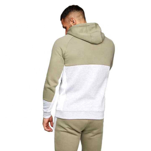 Conjunto Deportivo Personalizado Force 2 Win, Sudadera con Capucha Bordada, Cierre de Cremallera, Estilo Desgastado, Talla Grande, Poliéster Lavado al Ácido, para Hombre - Product Image 2