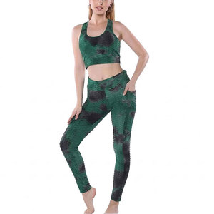 Custom 10-Piece Fitness Set for Women <b>Cross</b> Back Yoga Bra Hooded <b>Top</b> High Waist Hip Lifting Shorts Belt Quick Dry - Product Image 1