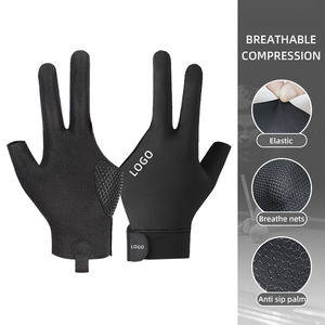 Durable Breathable Non slip 3 Finger <b>Billiard</b> Gloves Left or Right Hand Pool Cue Gloves - Product Image 6