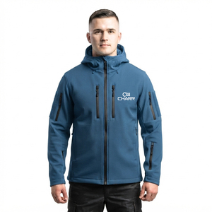<b>Men's</b> Winter Windbreaker <b>Jacket</b> Waterproof <b>Velvet</b> Thick Tactical Coat with Zipper Closure New Outdoor Custom Size - Product Image 4