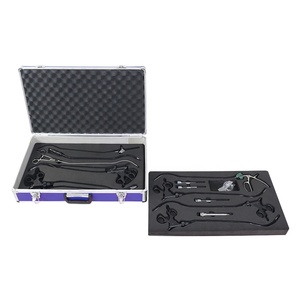 Set d'opérations laparoscopiques Nathanson pour hépatotomie, instruments chirurgicaux à port unique, certifiés CE, 5 positions de mâchoires - Product Image 3