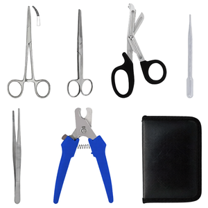 Kit de Primeros Auxilios para Mascotas, 6 Piezas, Set de Cuidado de Emergencia Veterinario para Perros y Gatos, Kit de Viaje Portátil de Suministros de Seguridad y Cuidado Médico para Mascotas - Product Image 1