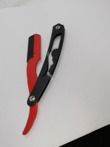 MACLURA SURGICAL MS-BSR-28 Barber <b>Straight</b> <b>Razor</b> with Stainless Steel Blade and Wood Handle for Face & Body Shaving - Product Image 2