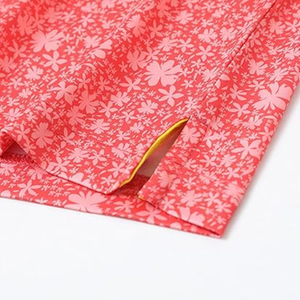 Men's Short Sleeve Printed Golf Shirt Regular Fit <b>Knitted</b> Quick Dry Red <b>Patterned</b> Design - Product Image 2