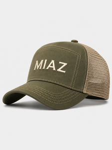 หมวกแก๊ปตาข่าย MIAZ Sports Trucker แบบ 6 แผง ปรับได้ 男女兼用 สวมใส่สบาย ระบายอากาศ กันน้ำ รับผลิตแบบ OEM - Product Image 6