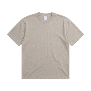 เสื้อยืดคอกลมผู้ชาย ผ้าฝ้ายถักคุณภาพพรีเมียม 100% ระบายอากาศได้ดี สวมใส่สบาย สีพื้น น้ำหนักเบา ทันสมัย - Product Image 1