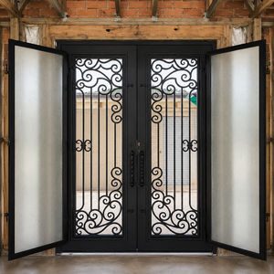 Asegure la entrada a su hogar de lujo con hermosas puertas de hierro personalizadas, elegantes puertas metálicas y puertas de acero residenciales de alta resistencia. - Product Image 3