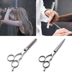 Barber scissor Professional Hair Cutting Thinning Scissors Barber Shears Hairdressing Salon With Stainless Steel For <b>Men</b> Women - Product Image 6