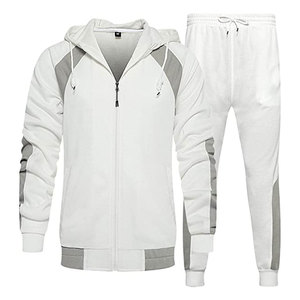 Ensemble de survêtement en polyester avec fermeture éclair pour hommes, pour l'entraînement sportif, fabricant direct, fabricant de vêtements de performance, exportateur - Product Image 1
