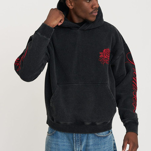 Sweat-shirt personnalisé pour homme avec impression sérigraphique, respirant, écologique, en molleton de coton doux de qualité supérieure, pull à capuche décontracté pour homme, OEM - Product Image 1