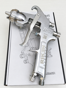 Pistola de Pulverización RIKEN W-101 con Boquilla de 1.8mm, Alimentación por Gravedad, Aleación de Aluminio, Capacidad de 1000mL, para Muebles y Trabajos en Madera - Product Image 6