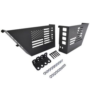 Jeep Wrangler JK 07-18 2/4 Door 3.6L 3.8L Car Organizers Front Door Storage Box with Side Insert Organizer Pockets - Product Image 1