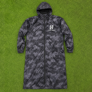 Veste de pluie imperméable à capuche pour homme, design camouflage personnalisé, polyester enduit de PVC, doublure polaire longue, coupe-vent, vêtements de travail en plein air - Product Image 6