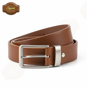 Ceinture en cuir pleine fleur 100 % pur pour homme, durable, élégante, avec sangle réglable, adaptée aux tenues décontractées et formelles - Product Image 4