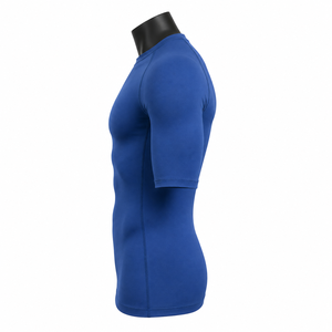 Mens Short Sleeve <b>Compression</b> <b>Shirt</b> Breathable Eco-Friendly Quick Dry Base Layer Rash Guard for Workout Gym Fitness - Product Image 2