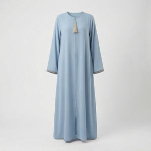 Abaya ample et modeste avec ceinture, robe longue et fluide, idéale pour les voyages, la prière ou le quotidien, haute qualité - Product Image 1