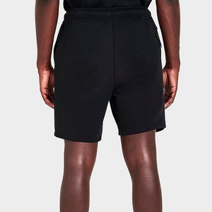 Shorts de sport décontractés d'été pour hommes en coton uni, molleton personnalisable, style streetwear, vente en gros, teinture unie pour la course et la gym - Product Image 3