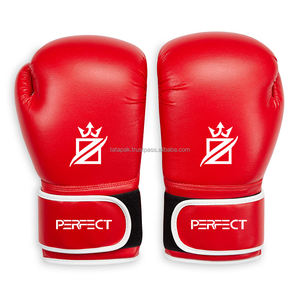 ถุงมือชกมวยพีวีซีสีขาวสำหรับผู้ใหญ่ทุกเพศดีไซน์โลโก้ออกแบบได้ตามที่ต้องการมีความปลอดภัยจากหนังแท้ - Product Image 2