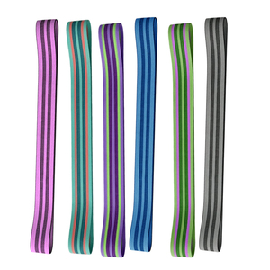 Long Strong Fit Hip Circle Loops Non Slip Elastic Fabric Long Hip Circle Booty Bands Workout Legs <b>Exercise</b> Booty Resistance Band - Product Image 3