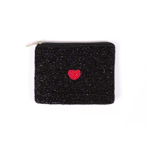 Monedero de tela hecho a mano con cuentas, compacto, con cremallera, para niñas y mujeres, de alta calidad, de la marca BY MULTI CRAFT. - Product Image 5