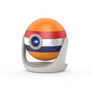 โปรเจคเตอร์ขนาดเล็ก CRE O1 720P ลายฟุตบอล ความสว่าง 200 ANSI ลูเมนส์ ระบบ Android 9 โฟกัสอัตโนมัติ รองรับ 5G WiFi และ BT5.0 - Product Image 1