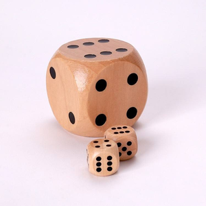 ลูกเต๋าไม้คุณภาพสูงแบบกำหนดเอง พิมพ์ลายด้วยเลเซอร์ ชุดลูกเต๋าไม้ขนาดต่างๆ สำหรับเกมกระดาน - Product Image 4